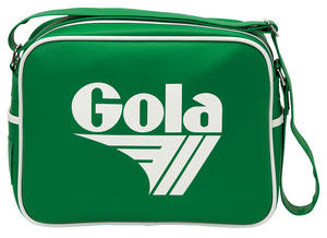 Gola Redford Retro Old Skool Shoulder Flight Bag Green White Preview